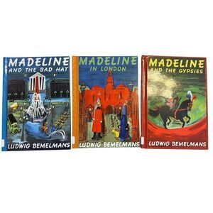 Bundle Set of Three (3) Hardcover Madeline Series Books Ludwig Bemelmans